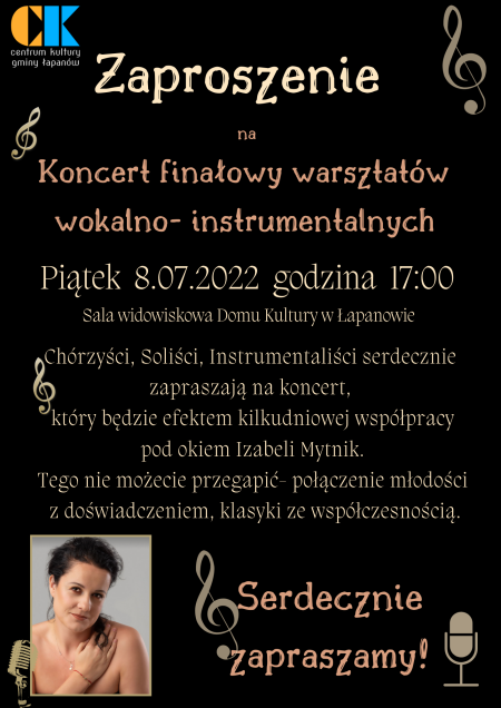 Zaproszenie na Finałowy koncert!