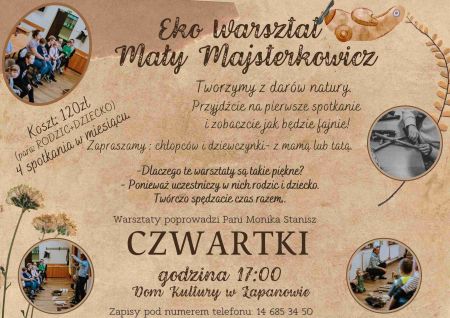 Eko Warsztat - Mały Majsterkowicz.